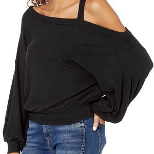 Free People Flaunt It Long Sleeve Sweater Top